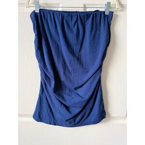 Sundry Soleil Ruched Bodycon Skirt Atlantic Navy NWT Size 4 | Coastal Chic